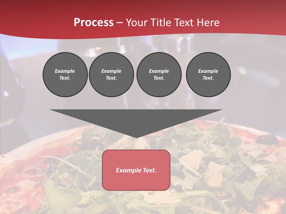 Pizza Plate Menu PowerPoint Template