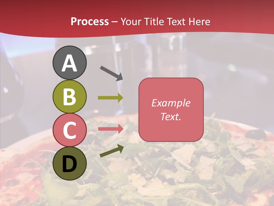 Pizza Plate Menu PowerPoint Template