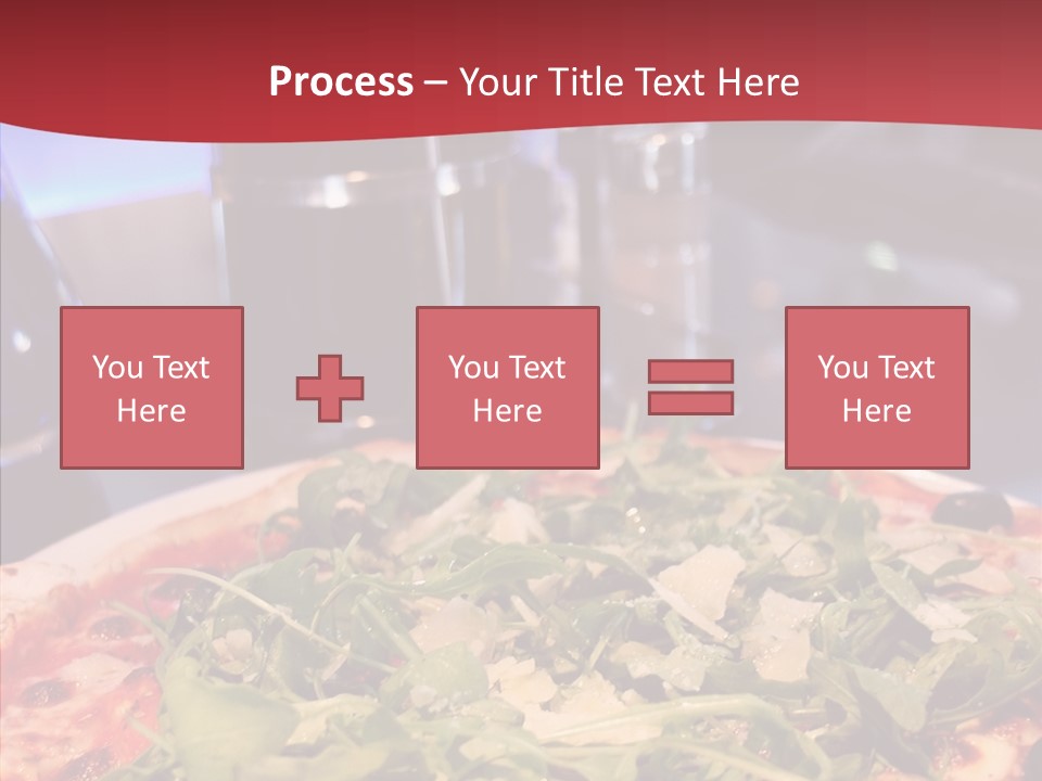 Pizza Plate Menu PowerPoint Template
