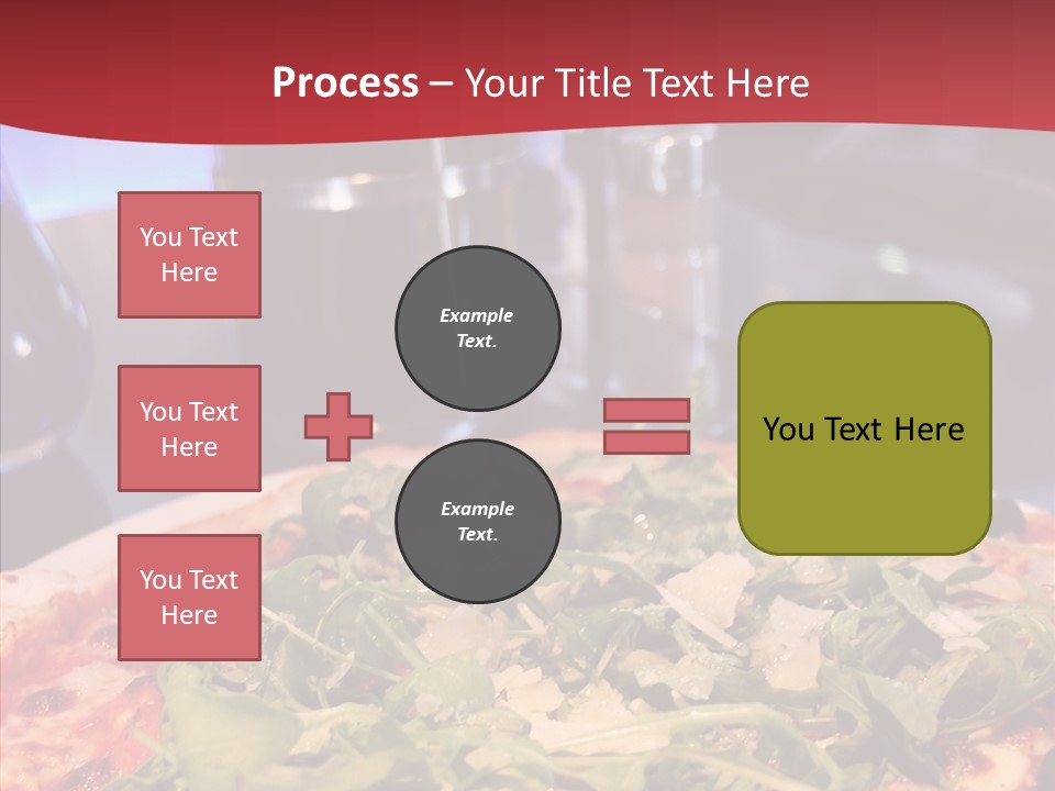 Pizza Plate Menu PowerPoint Template