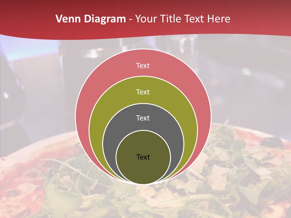 Pizza Plate Menu PowerPoint Template