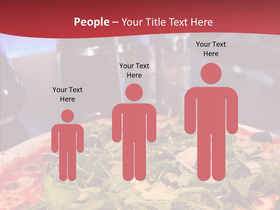 Pizza Plate Menu PowerPoint Template