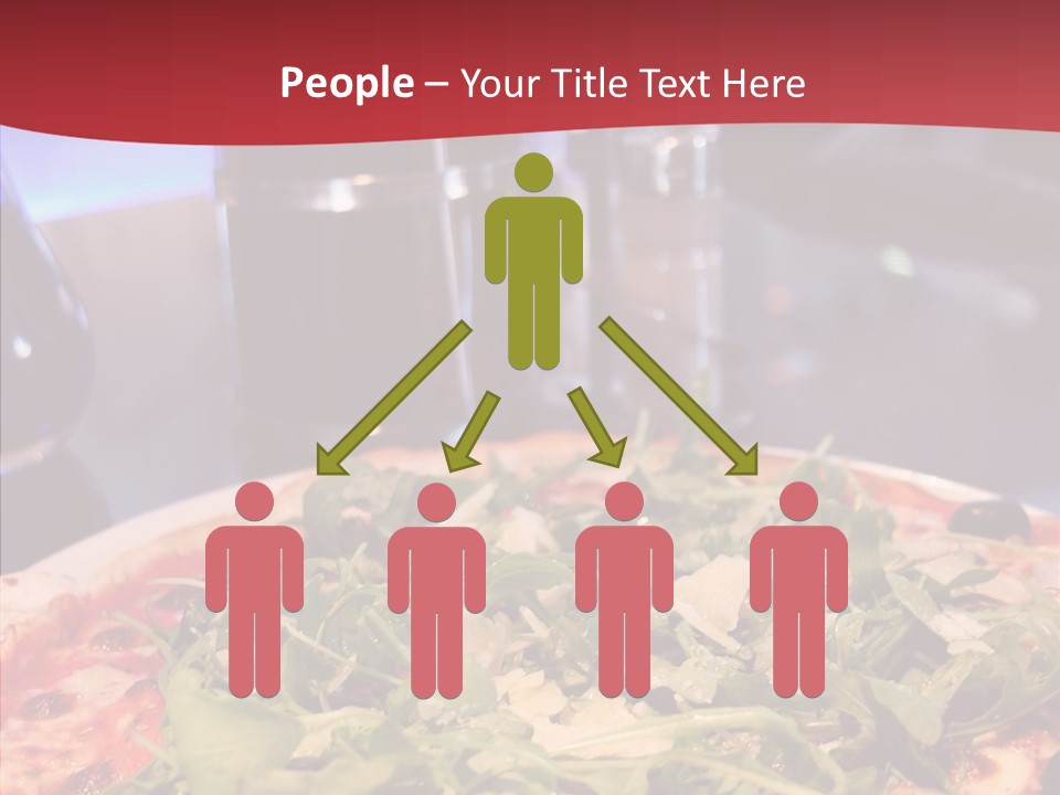 Pizza Plate Menu PowerPoint Template