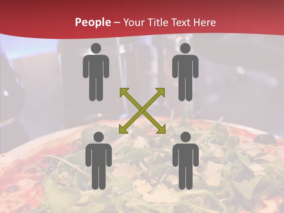 Pizza Plate Menu PowerPoint Template