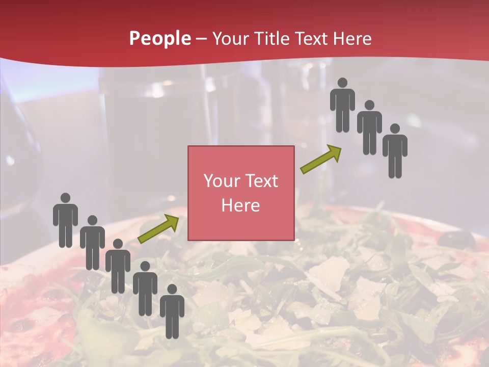 Pizza Plate Menu PowerPoint Template