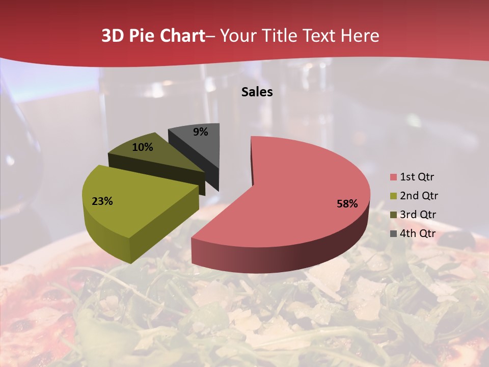 Pizza Plate Menu PowerPoint Template