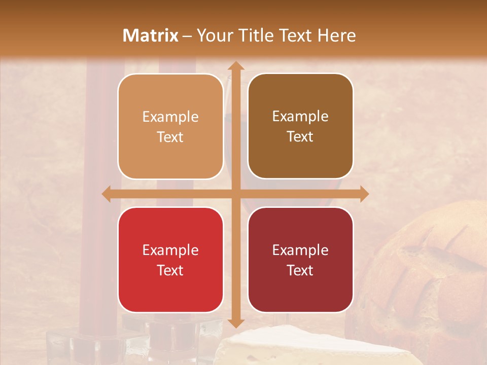 Romantic Wine Wineglass PowerPoint Template