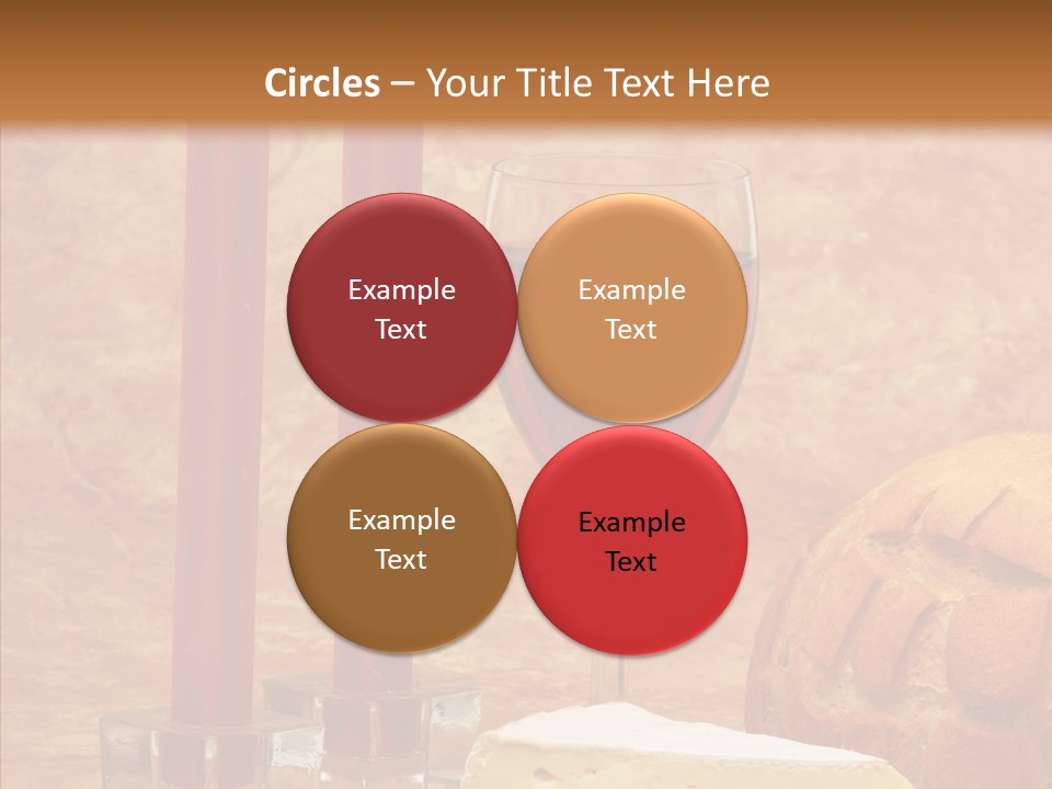 Romantic Wine Wineglass PowerPoint Template
