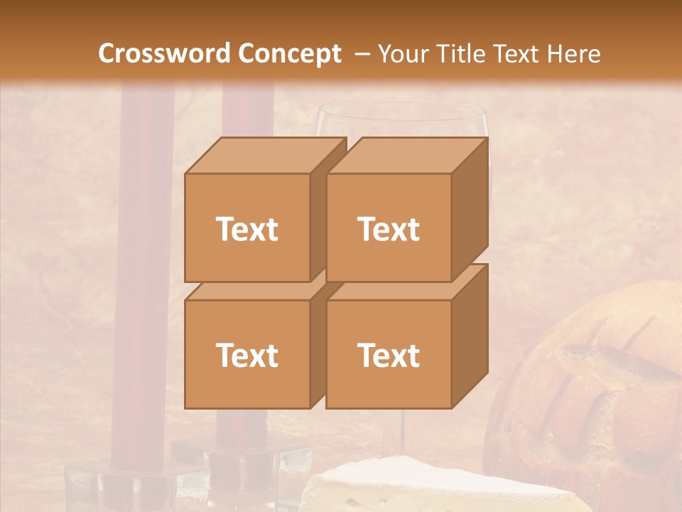Romantic Wine Wineglass PowerPoint Template