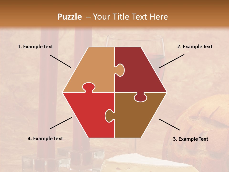 Romantic Wine Wineglass PowerPoint Template