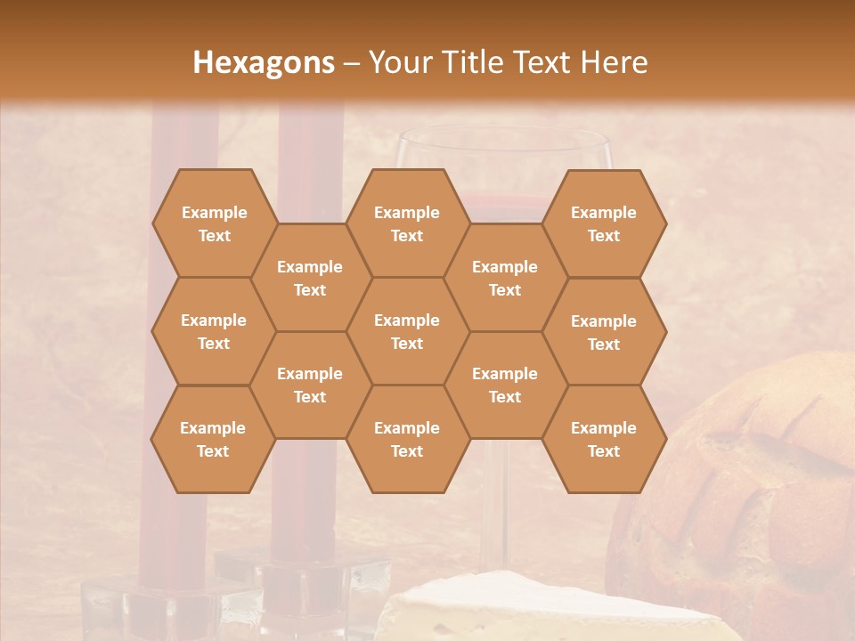 Romantic Wine Wineglass PowerPoint Template