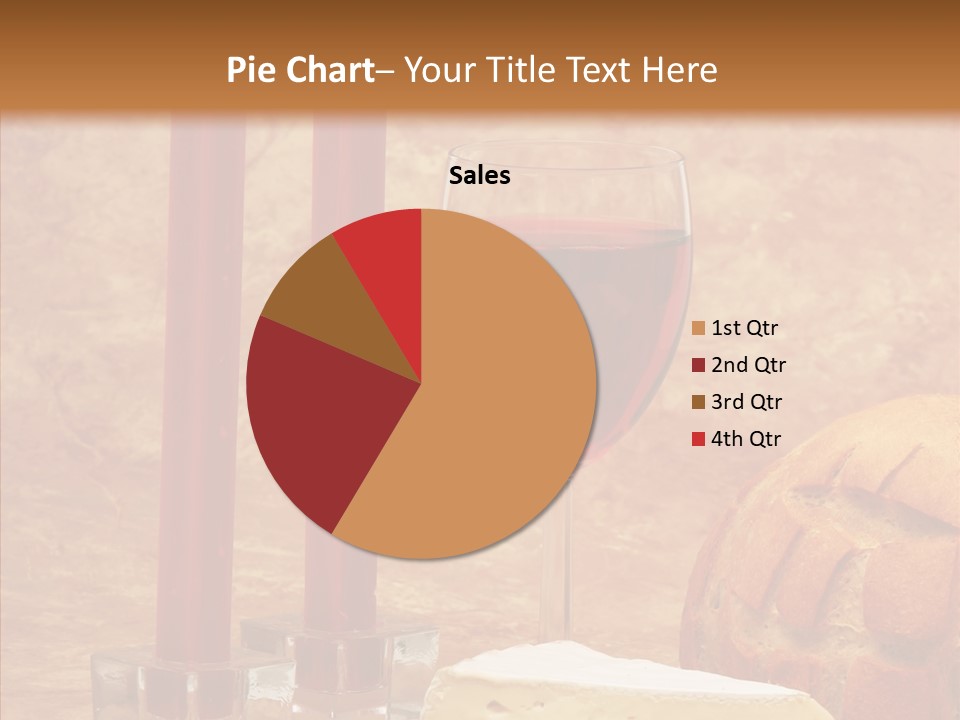 Romantic Wine Wineglass PowerPoint Template