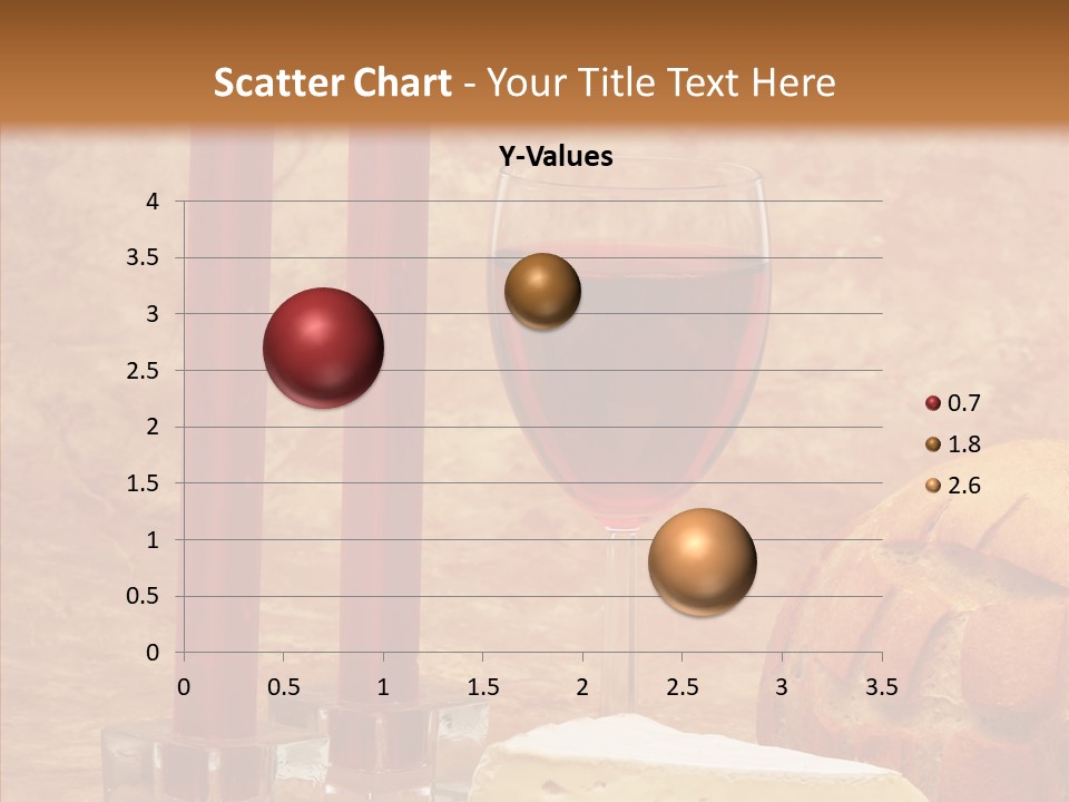Romantic Wine Wineglass PowerPoint Template