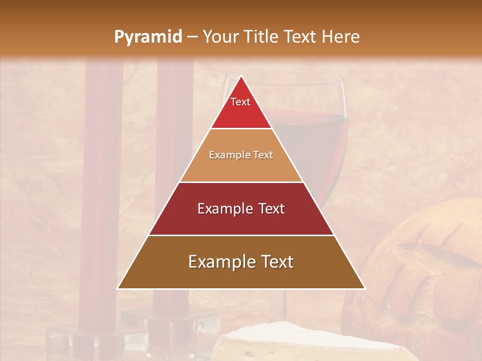 Romantic Wine Wineglass PowerPoint Template