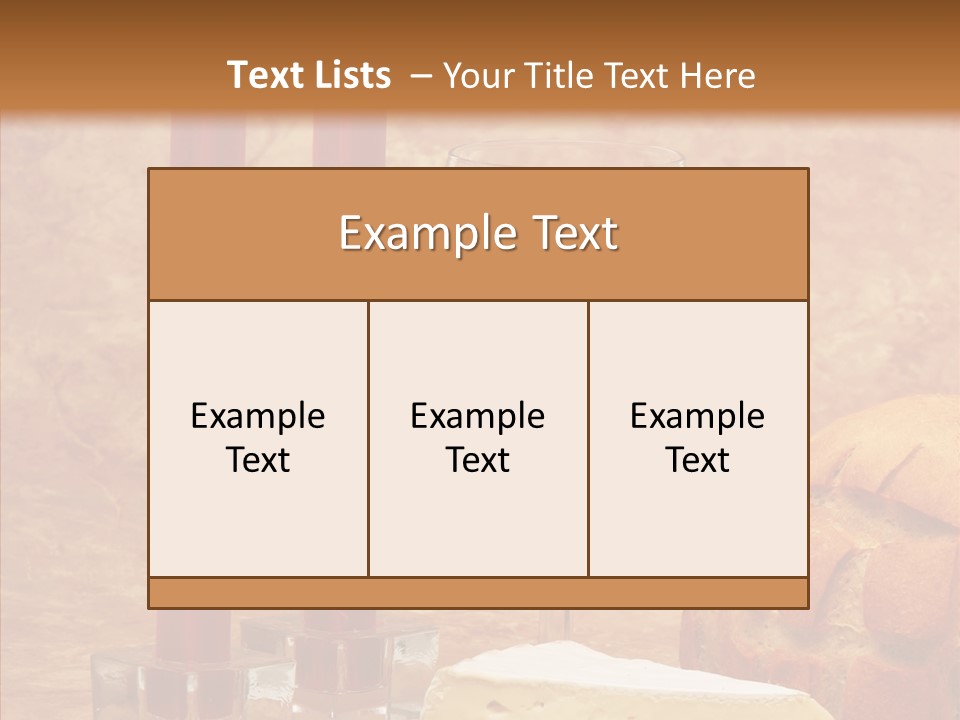 Romantic Wine Wineglass PowerPoint Template