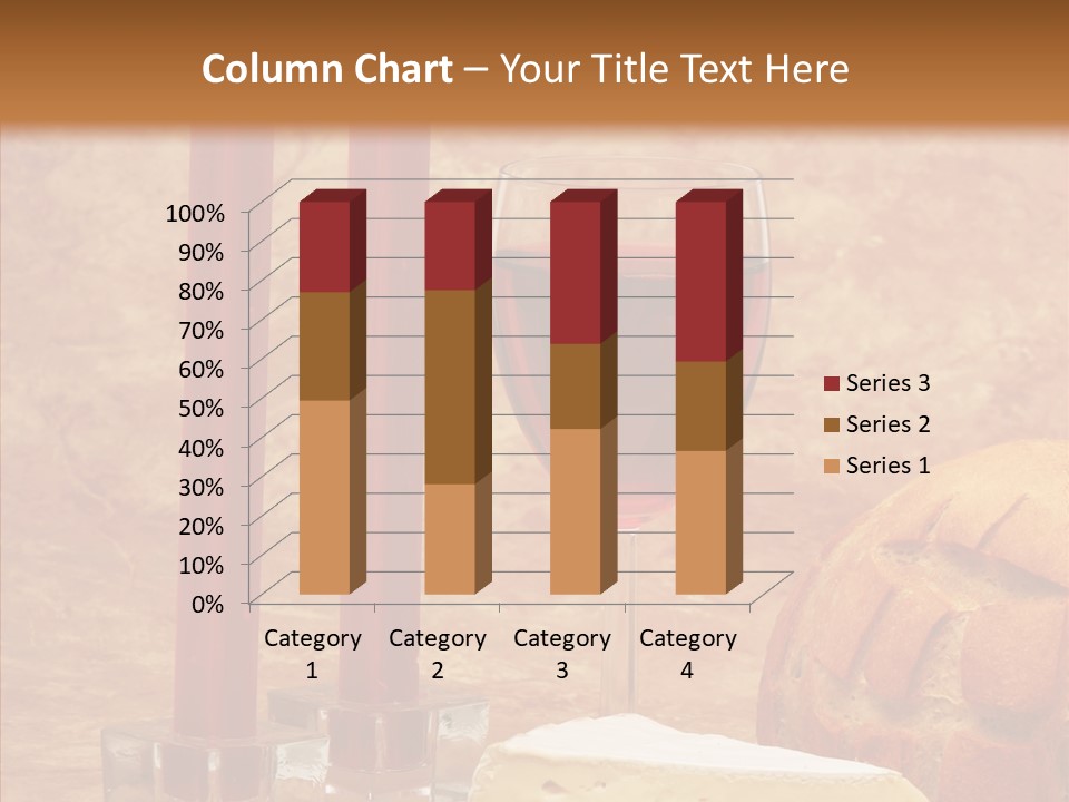 Romantic Wine Wineglass PowerPoint Template