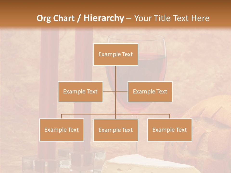 Romantic Wine Wineglass PowerPoint Template