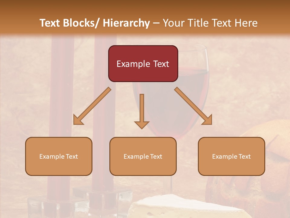 Romantic Wine Wineglass PowerPoint Template
