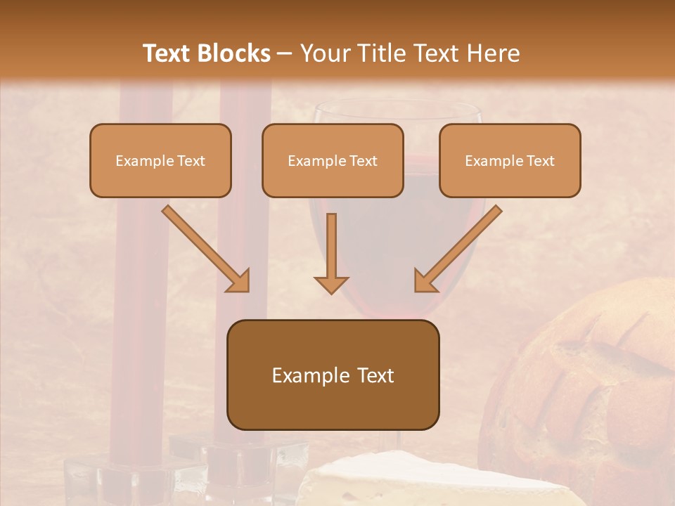 Romantic Wine Wineglass PowerPoint Template