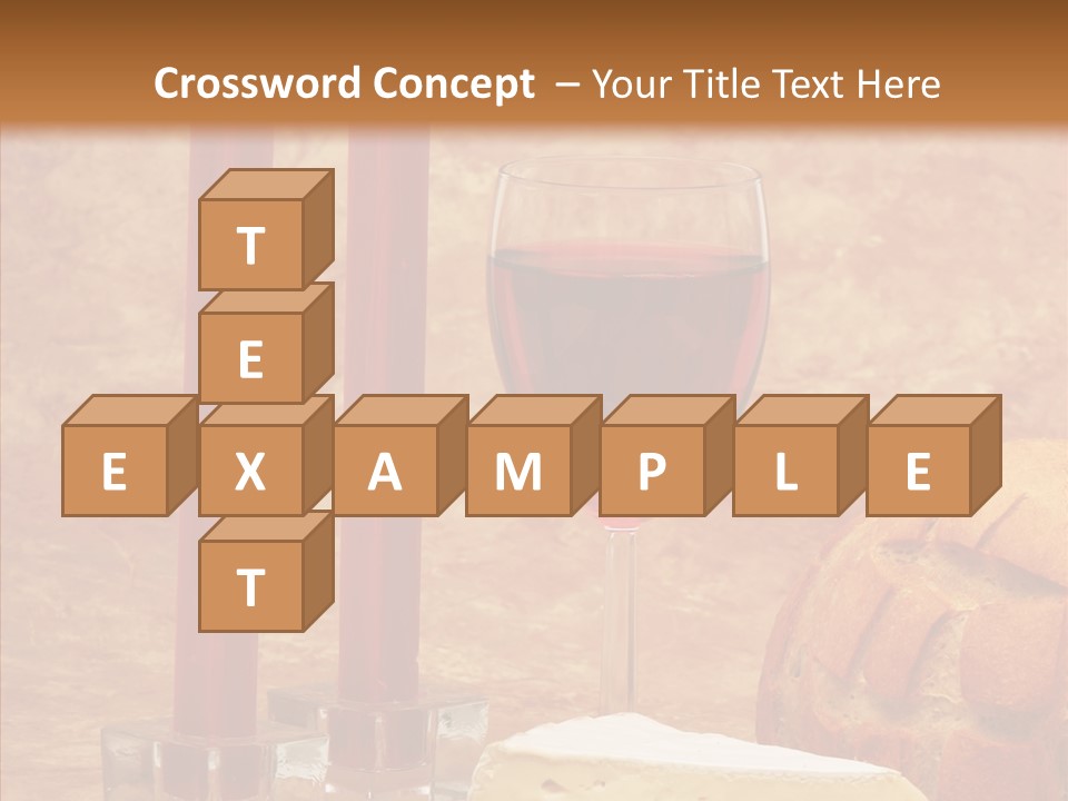 Romantic Wine Wineglass PowerPoint Template