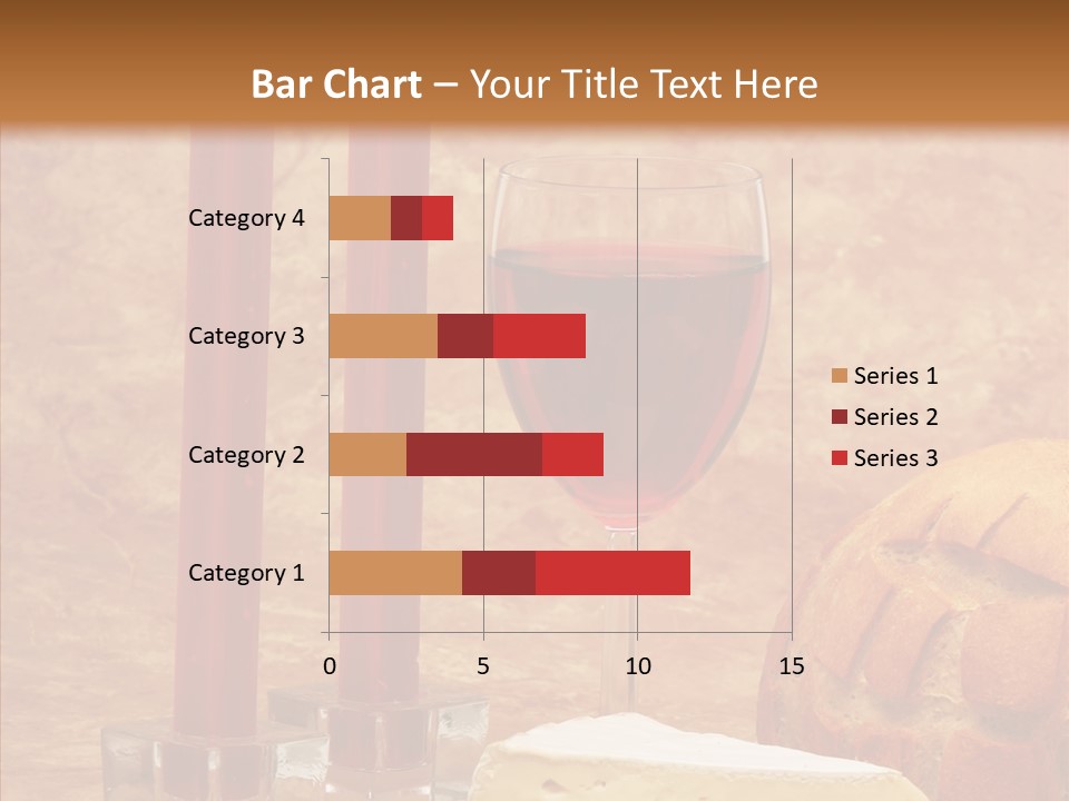 Romantic Wine Wineglass PowerPoint Template
