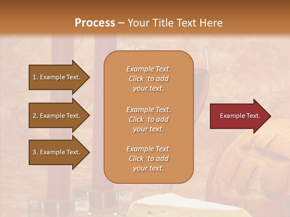Romantic Wine Wineglass PowerPoint Template
