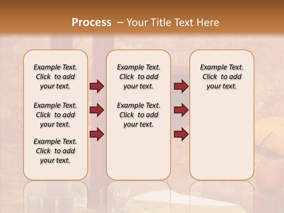 Romantic Wine Wineglass PowerPoint Template