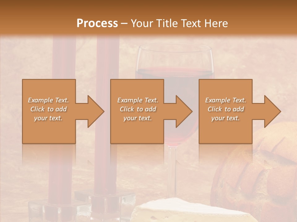Romantic Wine Wineglass PowerPoint Template