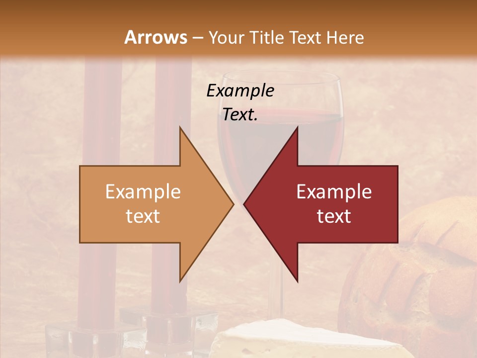 Romantic Wine Wineglass PowerPoint Template