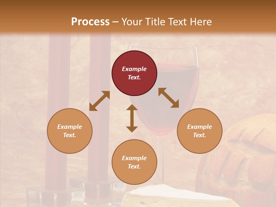 Romantic Wine Wineglass PowerPoint Template