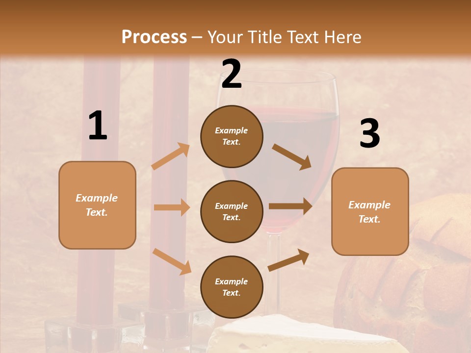 Romantic Wine Wineglass PowerPoint Template