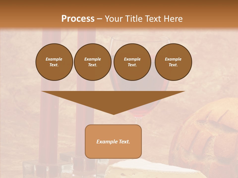 Romantic Wine Wineglass PowerPoint Template