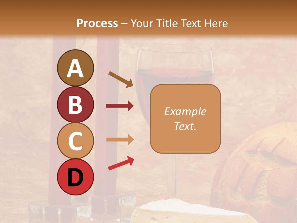 Romantic Wine Wineglass PowerPoint Template