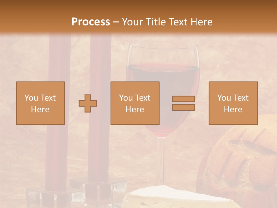 Romantic Wine Wineglass PowerPoint Template
