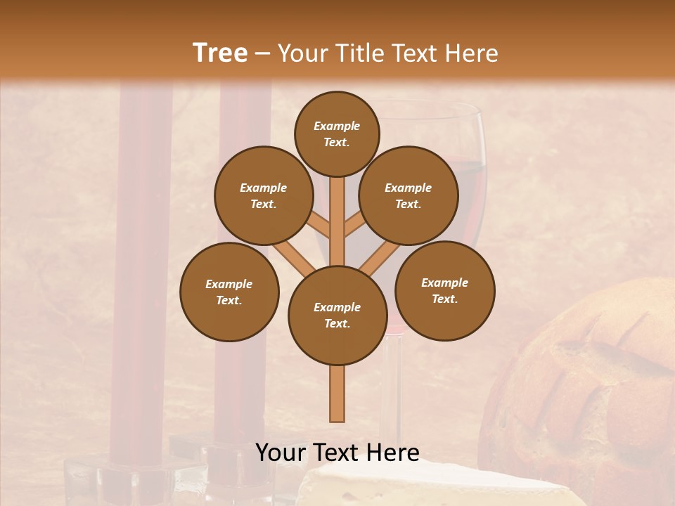 Romantic Wine Wineglass PowerPoint Template