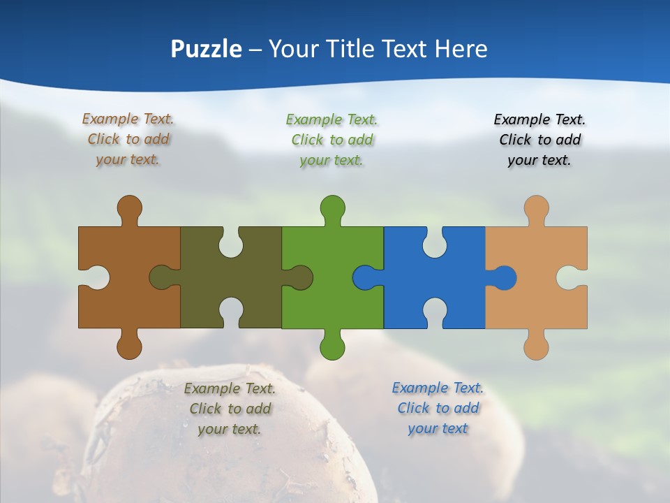 Writing Chair Table PowerPoint Template