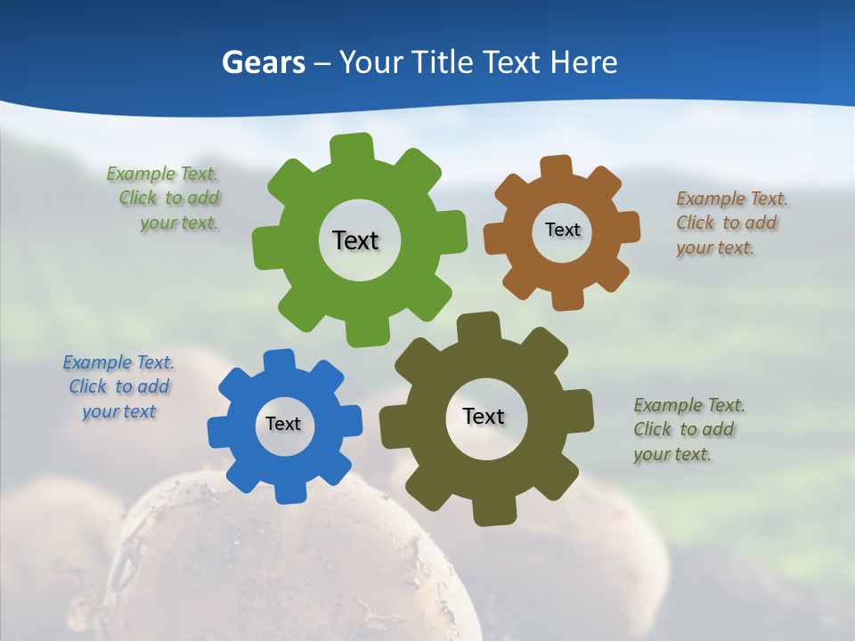Writing Chair Table PowerPoint Template