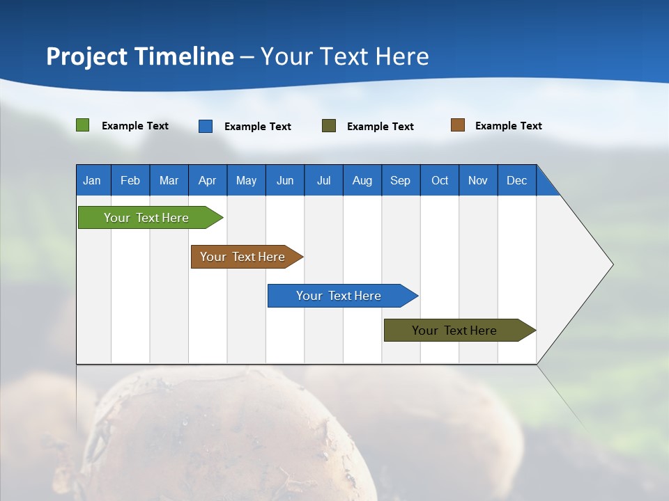 Writing Chair Table PowerPoint Template