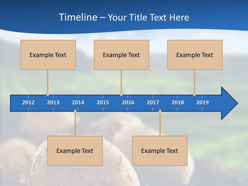 Writing Chair Table PowerPoint Template