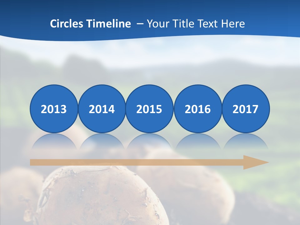 Writing Chair Table PowerPoint Template