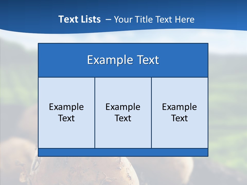 Writing Chair Table PowerPoint Template