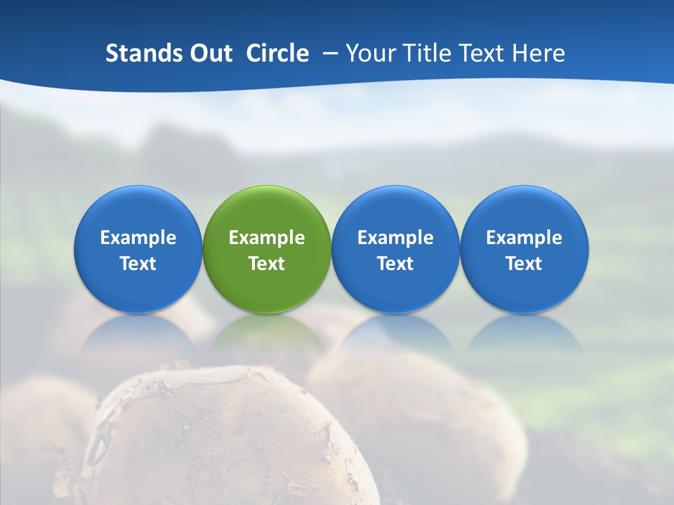 Writing Chair Table PowerPoint Template