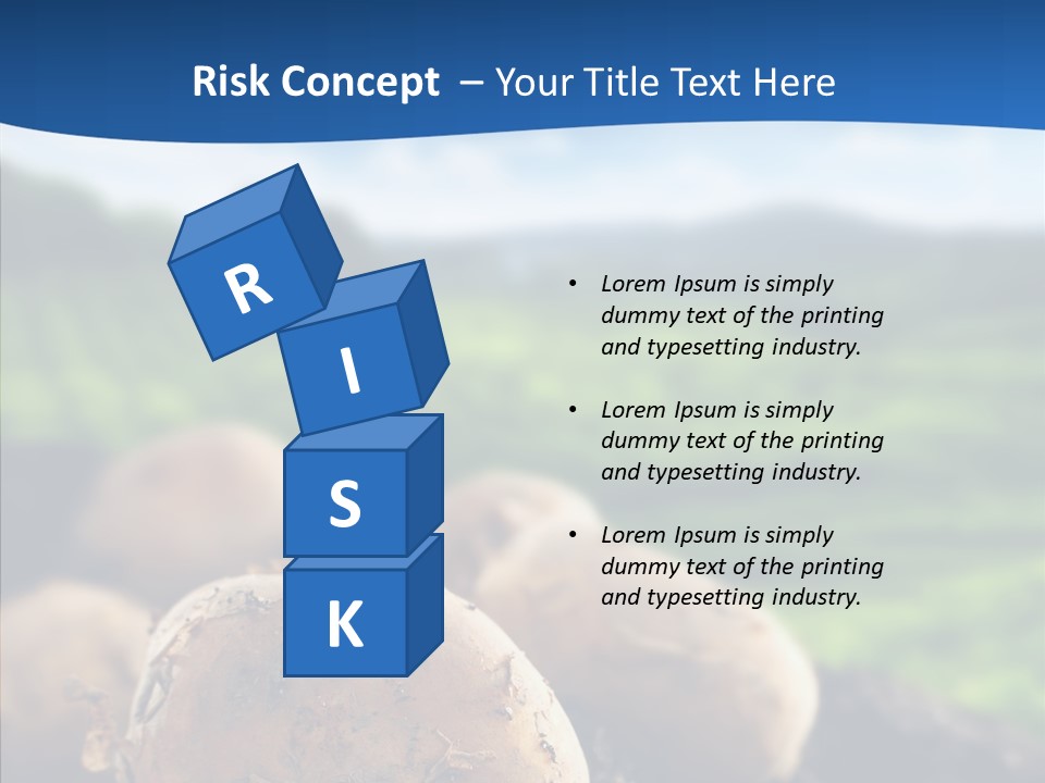 Writing Chair Table PowerPoint Template