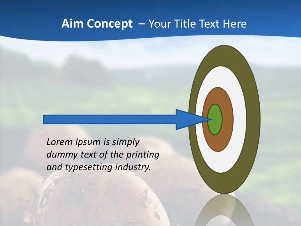 Writing Chair Table PowerPoint Template