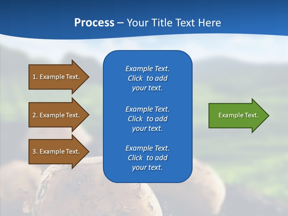 Writing Chair Table PowerPoint Template