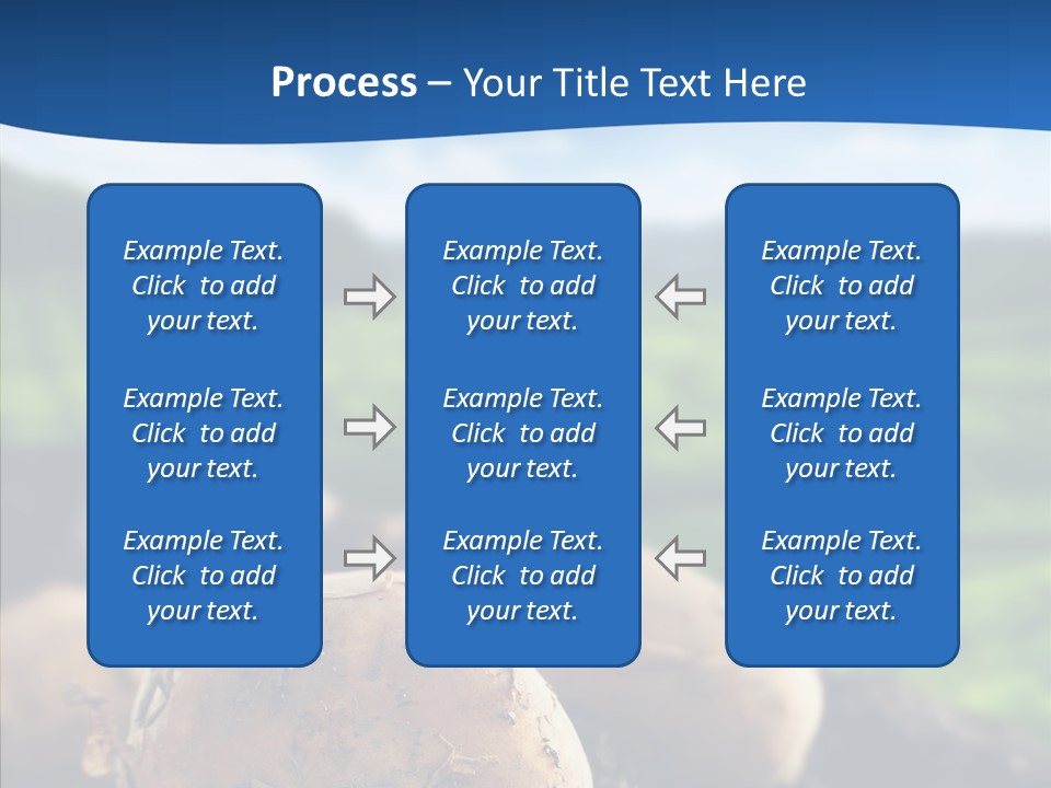 Writing Chair Table PowerPoint Template