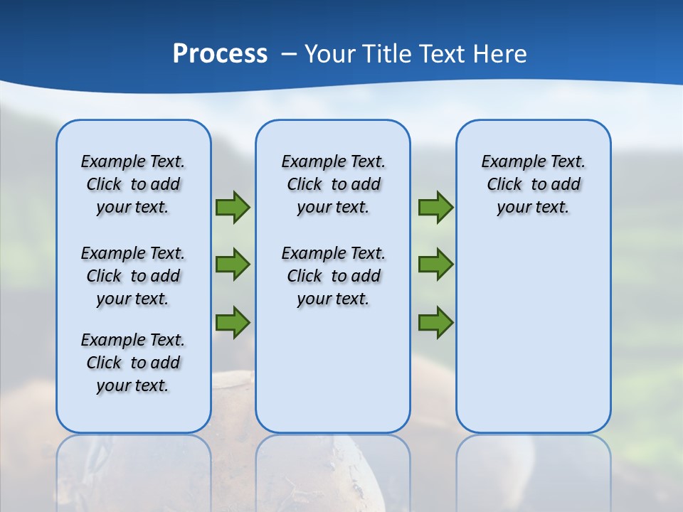 Writing Chair Table PowerPoint Template