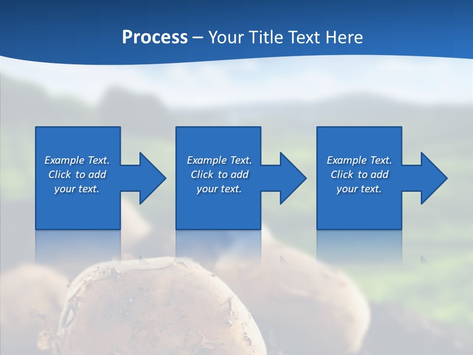Writing Chair Table PowerPoint Template