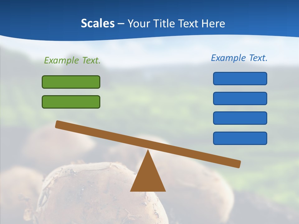 Writing Chair Table PowerPoint Template