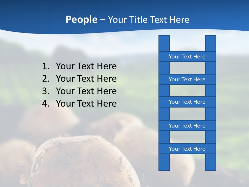Writing Chair Table PowerPoint Template